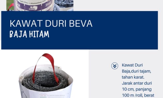 HARGA KAWAT DURI PANJANG 100 METER SURABAYA